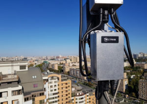 Фото базовой LPWAN-станции «СТРИЖ» установленная на крыше