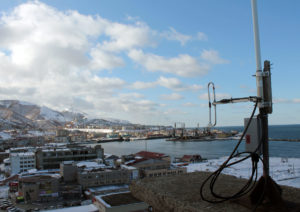 Фото базовой станции в городе Холмск